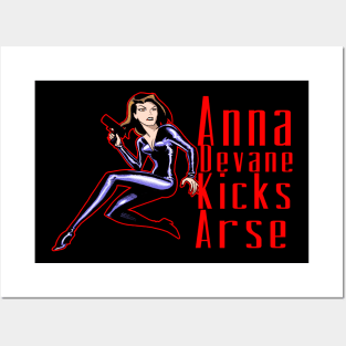 Anna Devane Kicks Arse Posters and Art